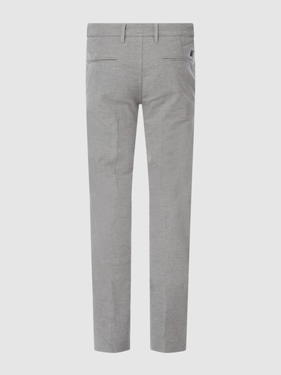 BOSS Orange Slim Fit Chino mit Stretch-Anteil Modell 'Schino Slim' Mittelgrau 4