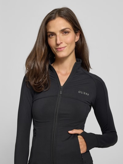 Guess Activewear Sweatjacke mit Reißverschluss Modell 'MARGOT' Black 3