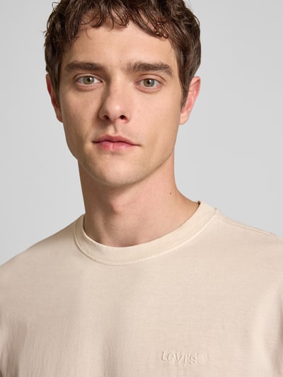Levi's® T-Shirt mit Label-Stitching Beige 3