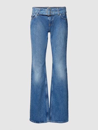 Tommy Jeans Flared Jeans mit Gürtel Modell 'SOPHIE' Jeansblau 2