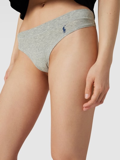 Polo Ralph Lauren Slip met labelstitching Lichtgrijs gemêleerd - 3