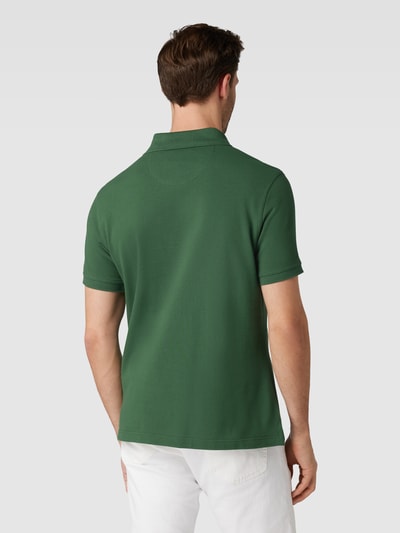 Barbour Poloshirt met korte knoopsluiting Olijfgroen - 5