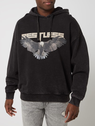 Tigha Hoodie mit Print Modell 'Restless' Anthrazit 4