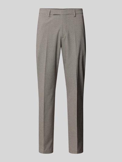 Produktfoto, Hose mit Bügelfalten Modell 'CIBEPPE' von CINQUE in Grau, schmal geschnitten, Material-Mix, feine Struktur, schlichte Optik
