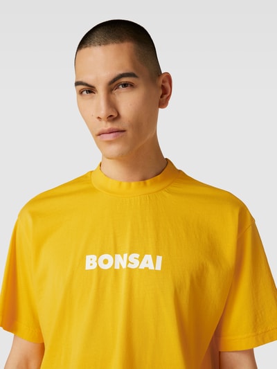 Bonsai T-Shirt mit Stehkragen Orange 3