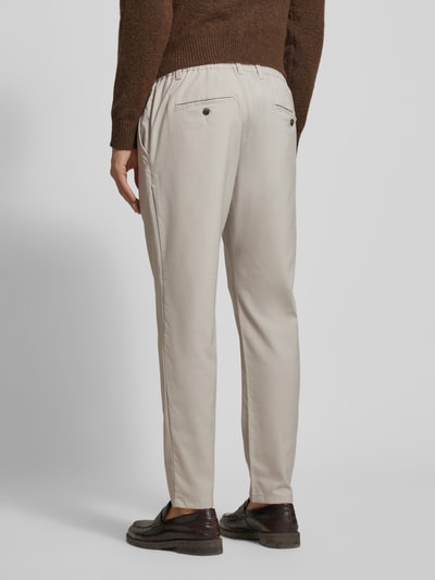 MCNEAL Stoffen broek met elastische band Ecru - 5