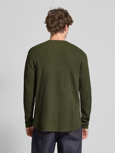 Levi's® Relaxed Fit Longsleeve mit Rundhalsausschnitt Dunkelgruen 5