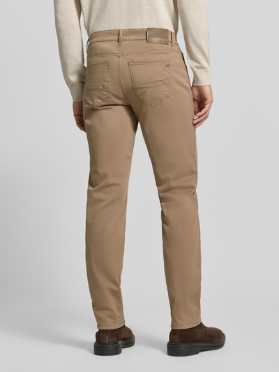 Brax Regular Fit Weite Hose aus Baumwoll-Mix mit Lyocell-Anteil Beige 5
