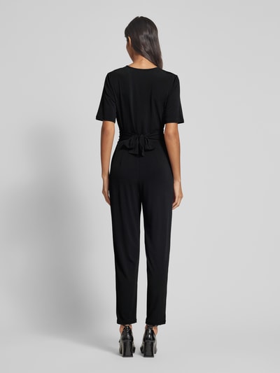 ZABAIONE Jumpsuit in wikkellook Zwart - 5