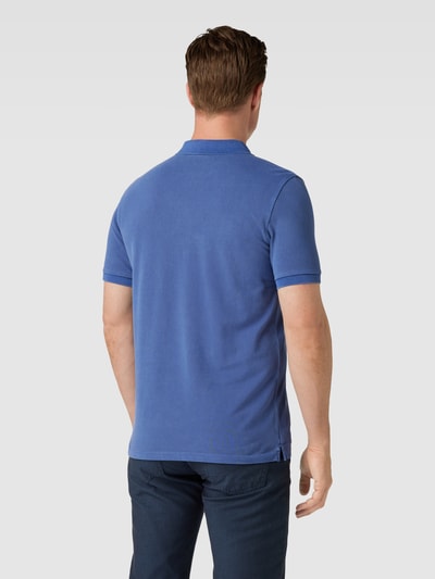 JOOP! Jeans Poloshirt mit Label-Stitching Modell 'Ambrosio' Rauchblau 5