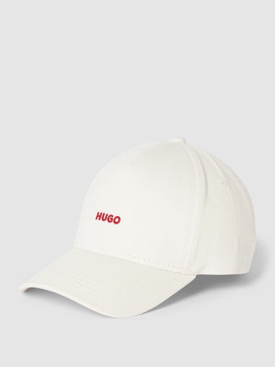 HUGO CLASSIFICATION Basecap mit Logo-Stitching Modell 'Cara' Offwhite 1