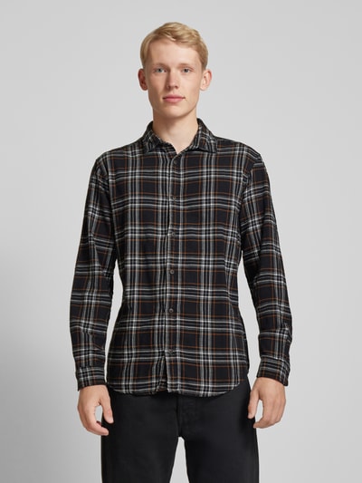 Jack & Jones Regular Fit Freizeithemd mit Kentkragen Modell 'JOSHUA' Black 4