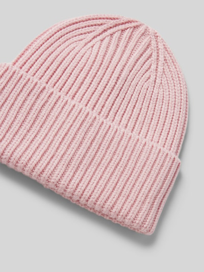 Someday Beanie met brede rand, model 'Beky' Roze - 2