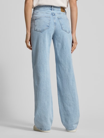 VERO MODA Wide Leg Jeans aus Baumwoll-Mix Modell 'TESSA' Hellblau 5