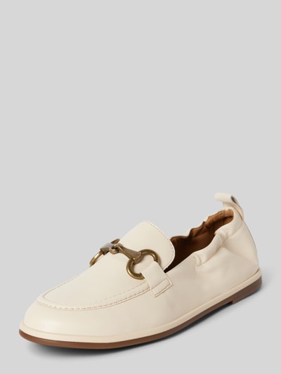 Marc O'Polo Loafer mit Trensen-Schnalle Offwhite 1