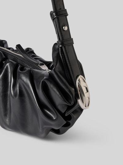 Diesel Shoulder Bag mit Raffungen Black 3