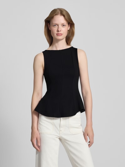 Mango Trägertop in tailliertem Schnitt Modell 'COQUI' Black 4