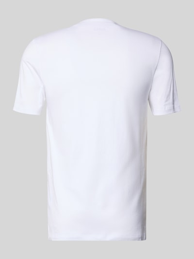 Produktfoto, Regular Fit T-Shirt aus reiner Baumwolle im 3er-Pack Modell 'CLASSIC' von BOSS, Optik: Unifarben, Jersey, weiß.