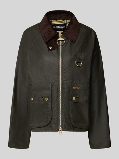 Barbour Regular Fit Wachsjacke aus reiner Baumwolle Modell 'KEARTON' Oliv 2