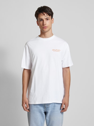 Only & Sons T-shirt met ronde hals Wit - 4