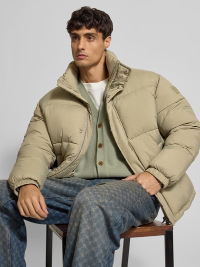 MAISON KITSUNÉ Steppjacke mit Stehkragen Beige 3
