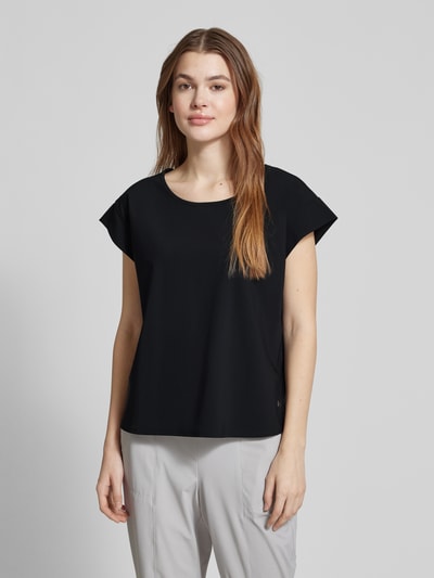 Raffaello Rossi T-shirt met ronde hals, model 'GRIT' Zwart - 4