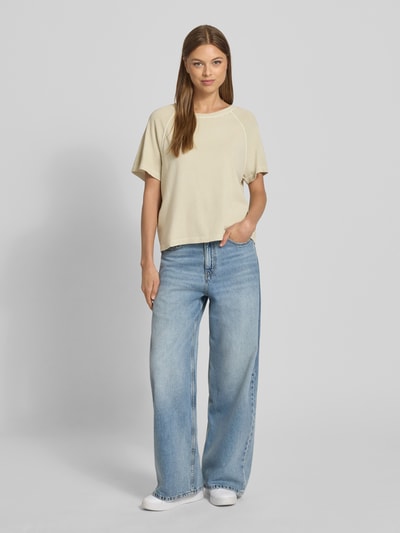 s.Oliver RED LABEL Loose Fit T-Shirt aus reiner Baumwolle Sand 1