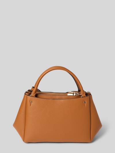 Guess Satchel Bag mit Label-Applikation Modell 'TALENT' Cognac 4