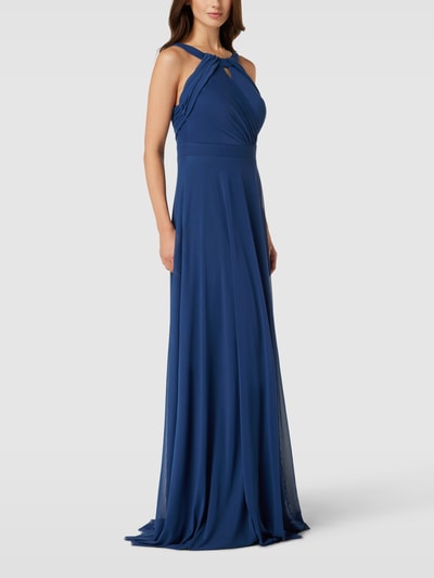 TROYDEN COLLECTION Abendkleid mit Neckholder Bleu 4