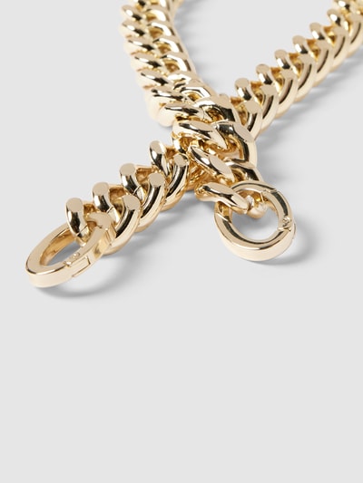 Hey Marly Band met karabijnsluitingen, model 'CHAIN STRAP' Goud gemêleerd - 2