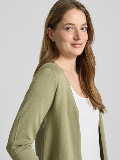 Kaffe Cardigan mit offener Vorderseite Modell 'KAFENIA ASTRID' Khaki 3