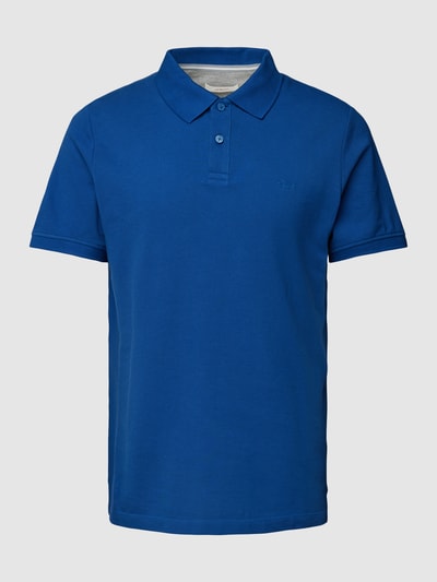 s.Oliver RED LABEL Poloshirt in unifarbenem Design Royal 2