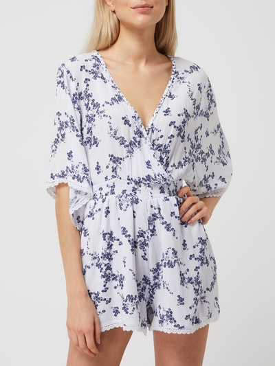 Superdry Playsuit van viscose  Wit - 4