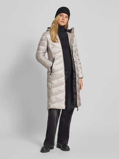 Gil Bret Płaszcz pikowany zapinany na zamek błyskawiczny dwustronny Écru 1