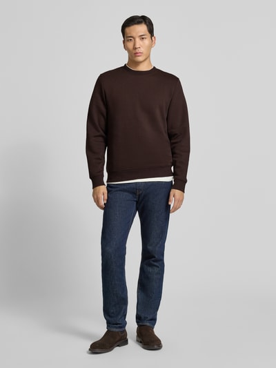MCNEAL Sweatshirt met ronde hals Chocoladebruin - 1