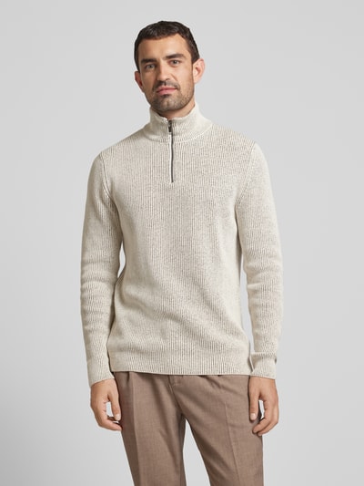 MCNEAL Gebreide pullover met schipperskraag Offwhite - 4