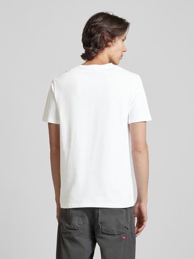 Levi's® T-Shirt mit Label-Print und Rundhalsausschnitt Weiss 5