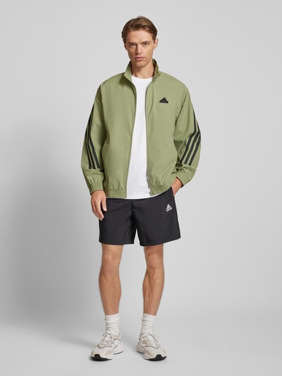 ADIDAS SPORTSWEAR Trainingsjacke mit Stehkragen und Eingrifftaschen Oliv 1