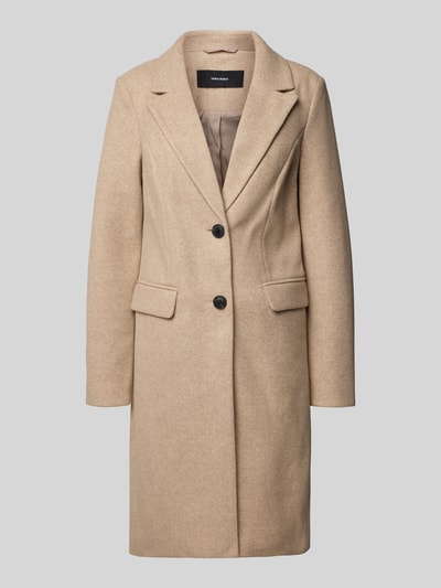 Vero Moda Regular Fit Mantel aus recyceltem Material Modell 'VINCEBERLIN' Sand 2