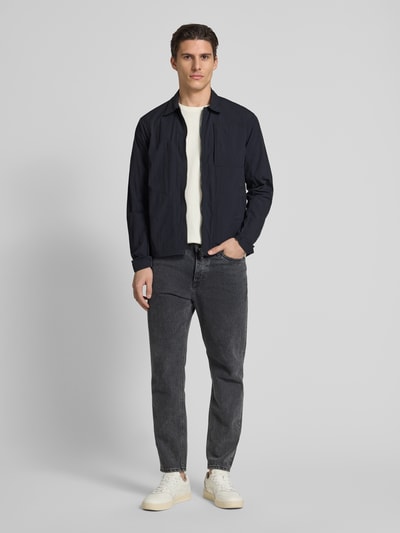 SCANDINAVIAN EDITION Jacke mit Umlegekragen Marine 1