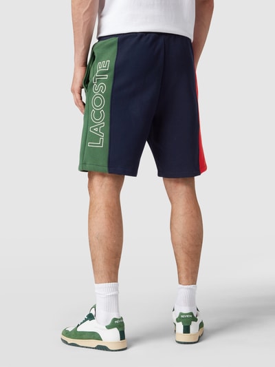 Lacoste Sweatshorts mit Logo-Patch Marine 5