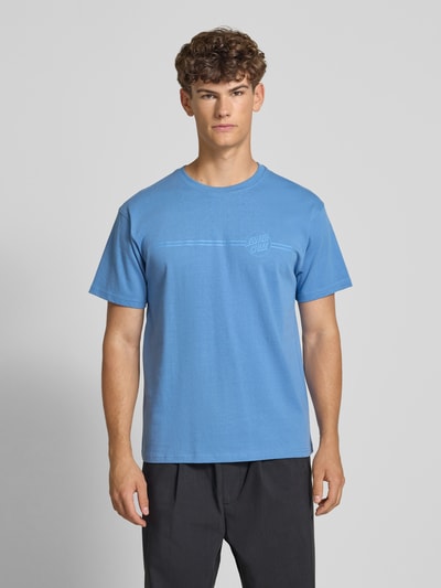 SANTA CRUZ T-Shirt mit Label-Print Blau 4