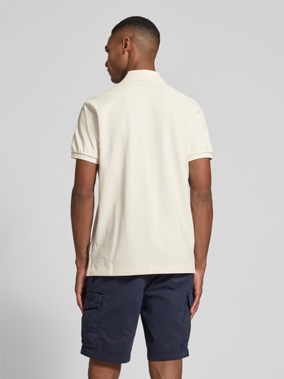 Napapijri Regular Fit Poloshirt mit Label-Stitching Modell 'CLANIS' Offwhite 5