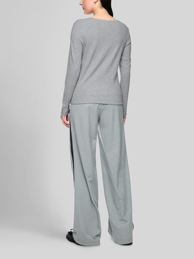 Marc Cain Langarmshirt mit Rundhalsausschnitt Mittelgrau 5