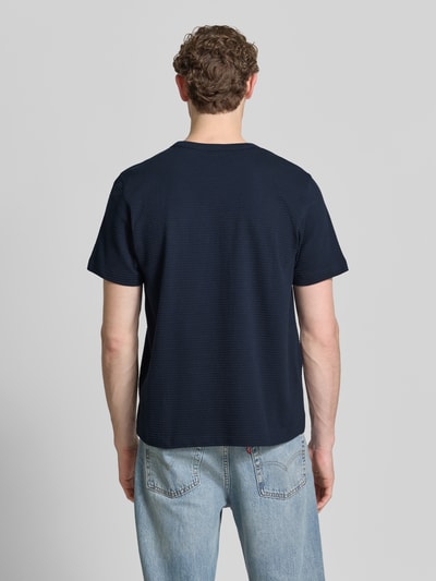 Selected Homme Regular Fit T-Shirt aus reiner Baumwolle Modell 'COOPER' Marine 5