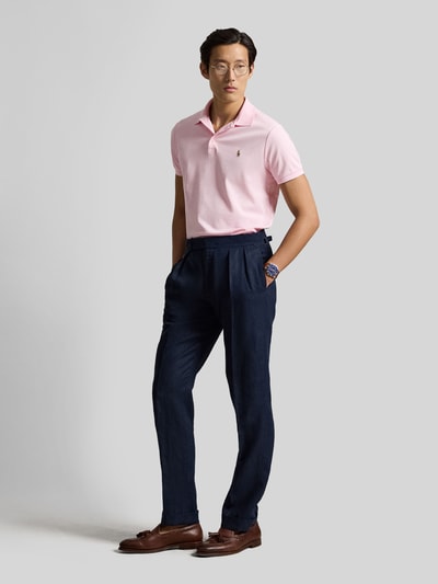 Polo Ralph Lauren regular fit poloshirt van puur katoen Felroze - 1