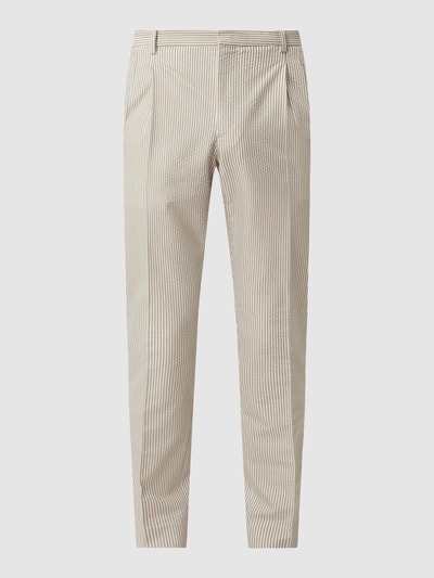 Tommy Hilfiger Tailored Slim Fit Anzughose aus Seersucker  Beige 2