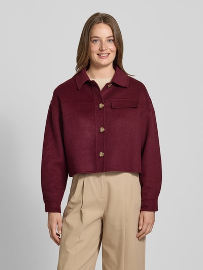 Christian Berg Woman Selection Jacke mit Knopfleiste Pflaume 4