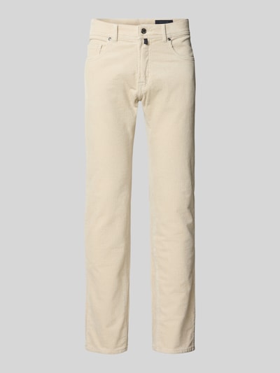 Pierre Cardin Regular Fit Cordhose mit Eingrifftaschen Modell 'Laval' Ecru 2