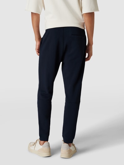 BOSS Orange Sweatpants mit Label-Patch Modell 'Sestart' Dunkelblau 5